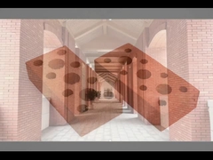 240x115x60mm，Cà phê nhẹ Gạch rỗng chịu thời tiết tuyệt vời cho tường